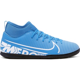Nike Mercurial Superfly 7 Club Ic Jr AT8153 414 jalkapallokengät sininen monivärinen