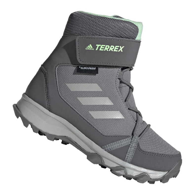 Adidas Terrex Snow Cf Cp Cw Jr G26580 kengät harmaa