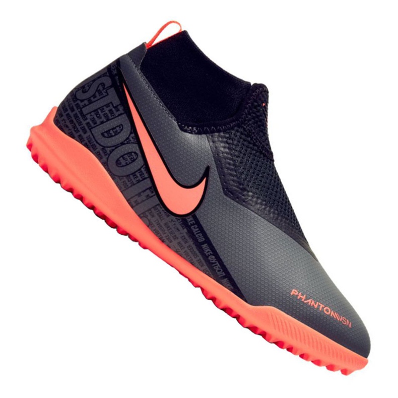 Nike Phantom Vsn Academy Df Tf Jr AO3292-080 jalkapallokengät musta
