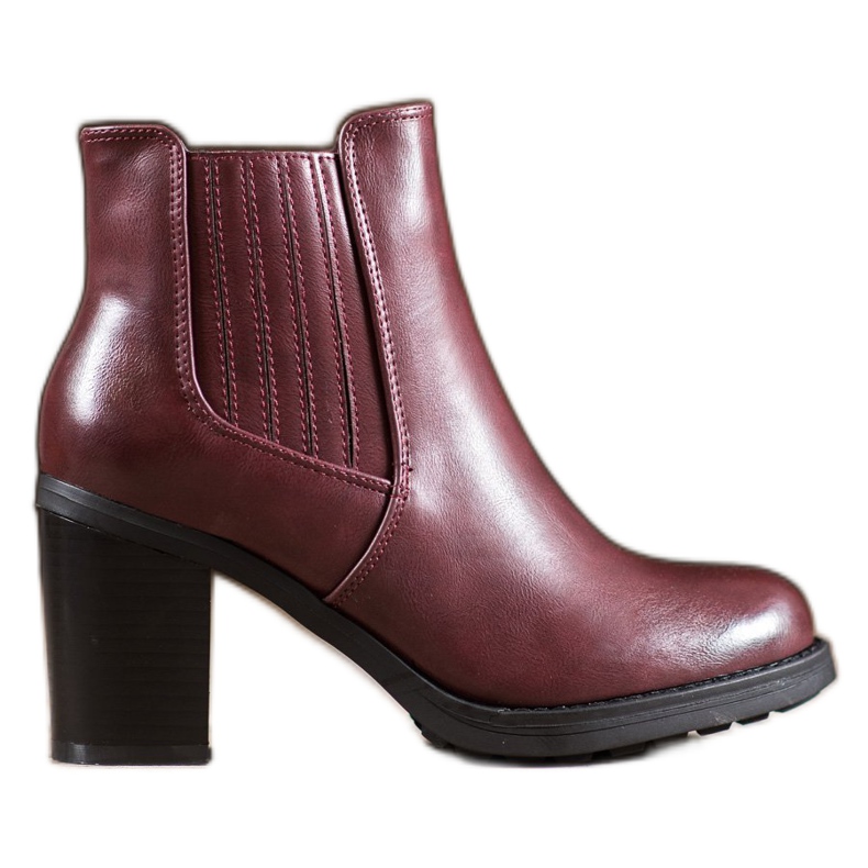 Comer Eco-nahkaiset saappaat punainen