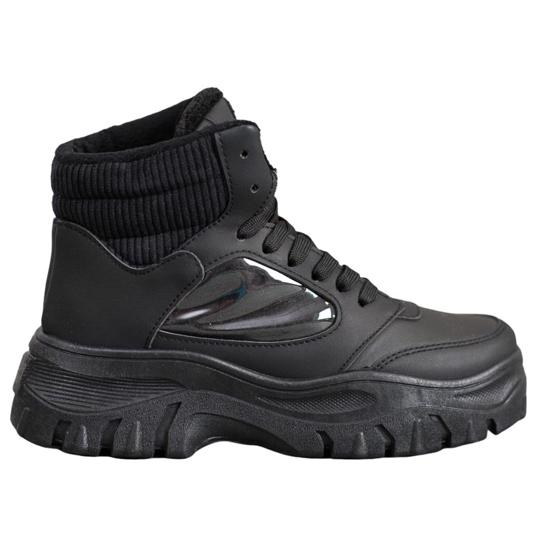 SHELOVET Muodikkaat nauhakengät musta