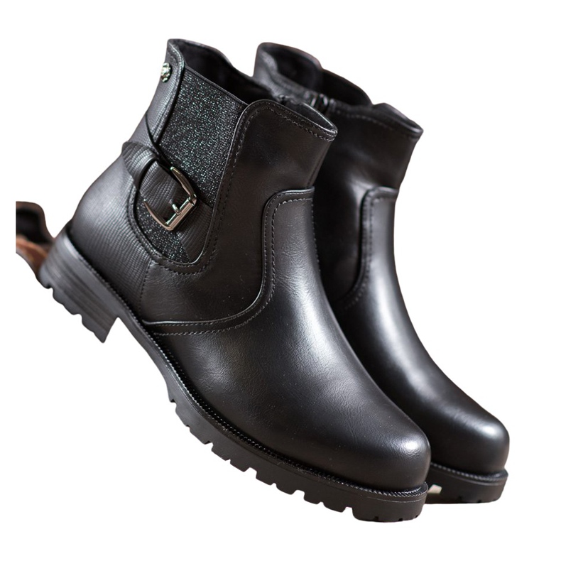 Gogo Työntekijät soljella musta