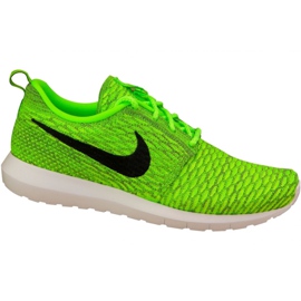 Nike Roshe Nm Flyknit M 677243-700 kengät vihreä