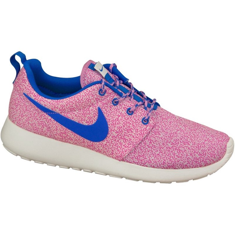 Nike Rosherun Print W 599432-137 kengät vaaleanpunainen