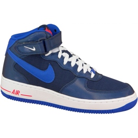 Nike Air Force 1 Mid Gs W 314195-412 kengät tummansininen