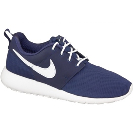 Nike Roshe One Gs W 599728-416 kengät valkoinen tummansininen