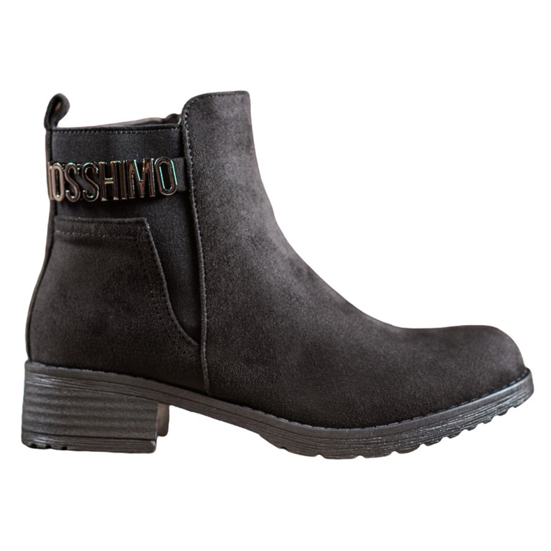 Super Me Muodikkaat mokkanahkakengät musta