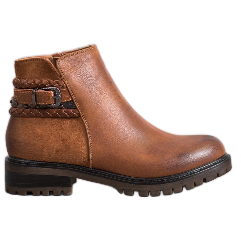 Erynn Matalat työntekijät koristeellisella vyöllä ruskea