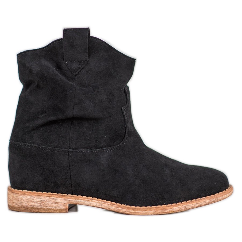 Bella Paris Cowboy -saappaat kiilalla musta