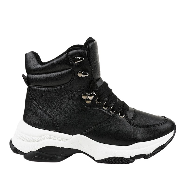 Mustat naisten eristetyt lenkkarit C-3132