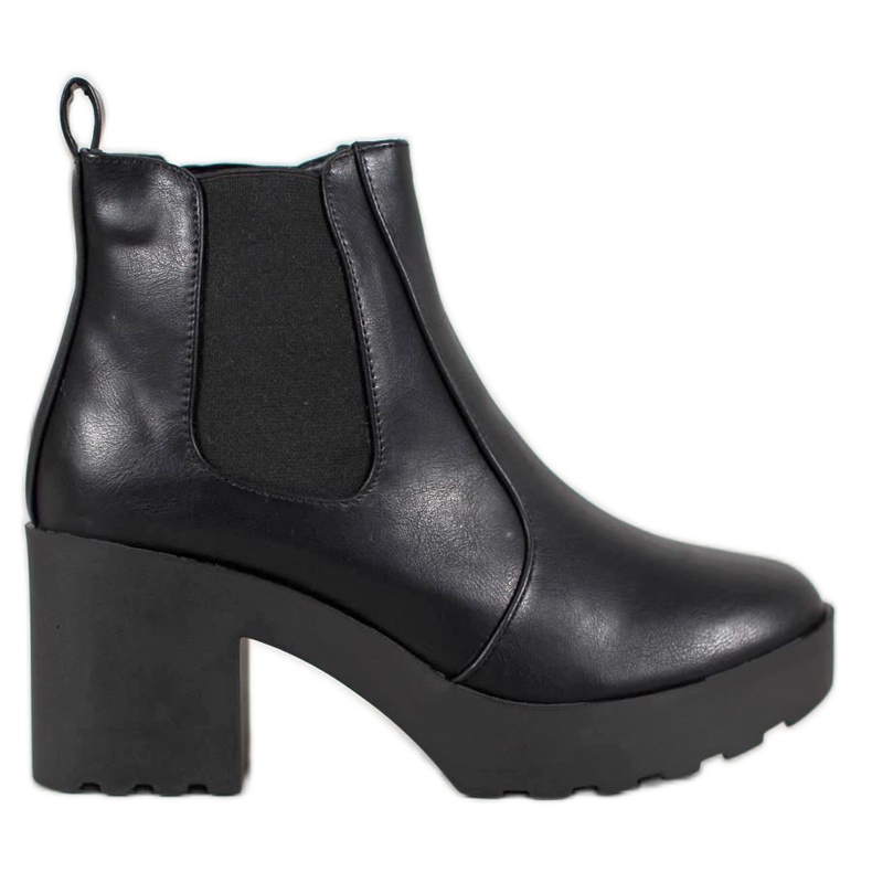 Weide Muodikkaat Chelsea -saappaat musta