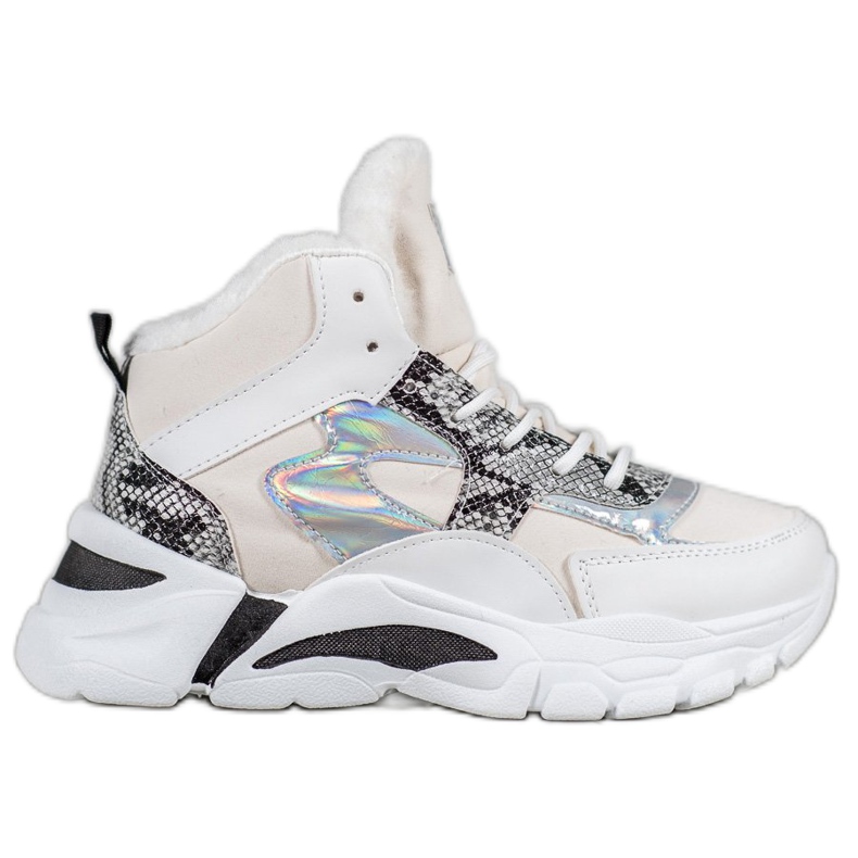 Bella Paris Tennarit holoefektillä valkoinen monivärinen