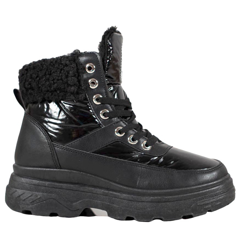 Bella Paris Lenkkarit lampaannahkaa musta