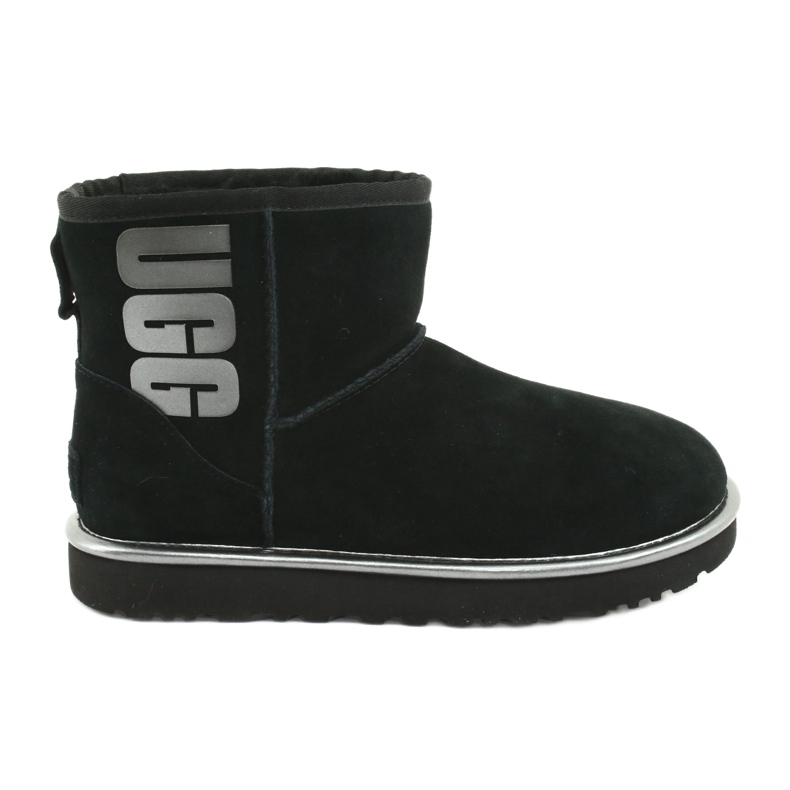 Ugg Classic Mini Ugg Rubber Logo W 1110087-BMT Kengät musta harmaa