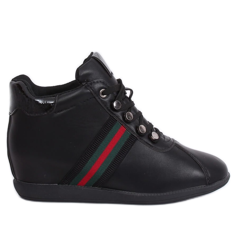 Mustat kengät piilotetulla kiilalla K1833909 Negro