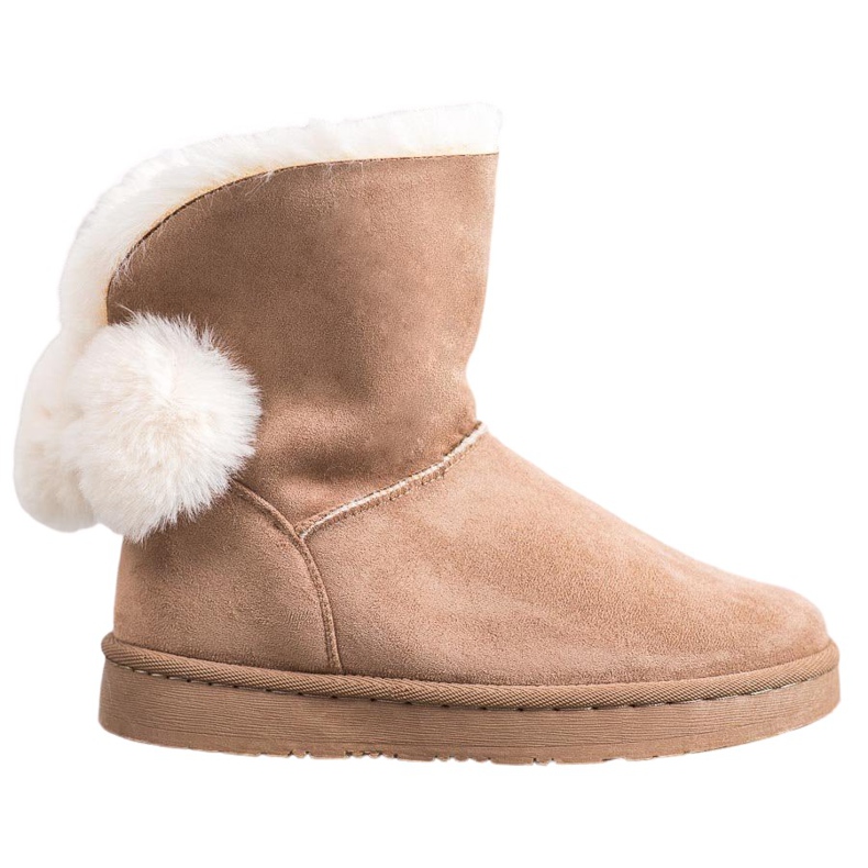 SHELOVET Lämmin mokkanahka Mukluki ruskea
