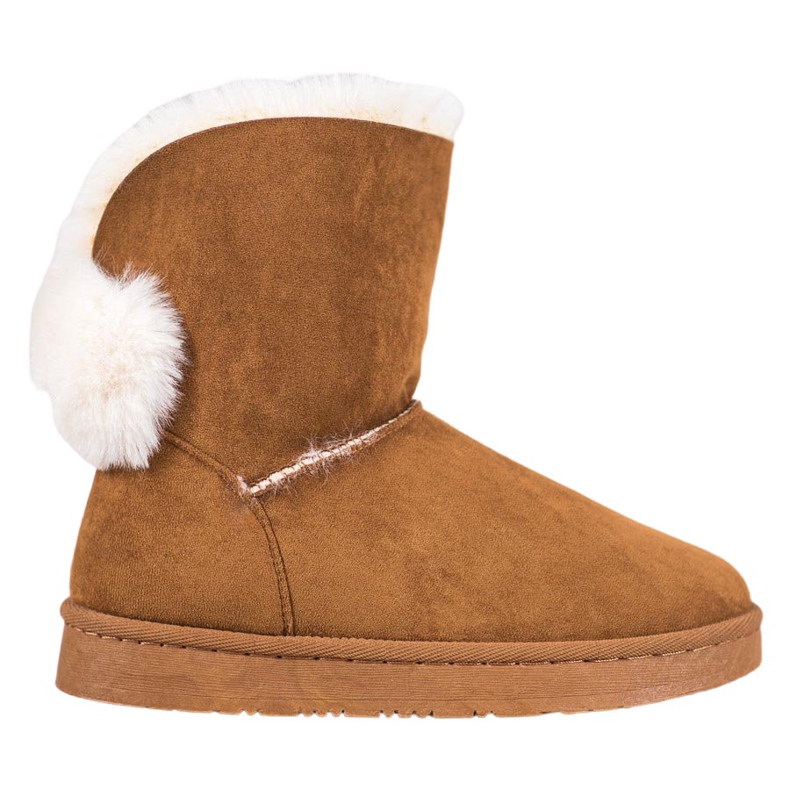 SHELOVET Lämmin mokkanahka Mukluki ruskea