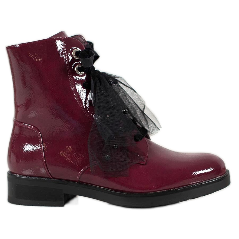 SHELOVET Lakatut Eco -nahkatyöntekijät punainen