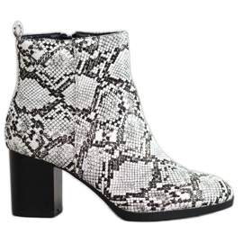 Weide Snake Print Booties monivärinen Weide Snake Print Booties monivärinen
