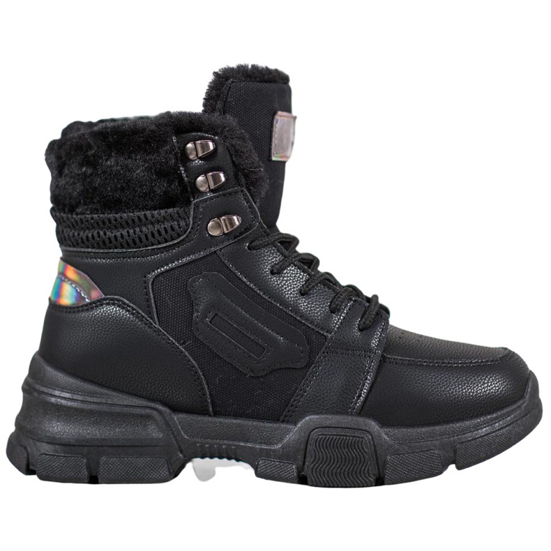 SHELOVET Urheilutossut, joissa on holoefekti musta