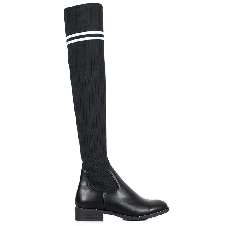 Bestelle Muodikkaat liukuvat saappaat musta