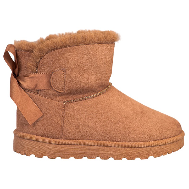 SHELOVET Lämmin Mukluki jousella ruskea