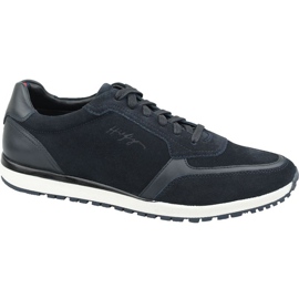 Kengät Tommy Hilfiger Premium Suede Runner M FM0FM02551 Cki tummansininen