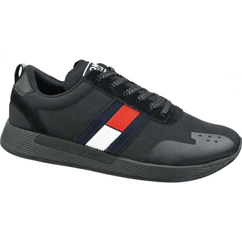 Kengät Tommy Hilfiger Flag Flexi Tommy Jeans Tennarit M EM0EM00331990 musta