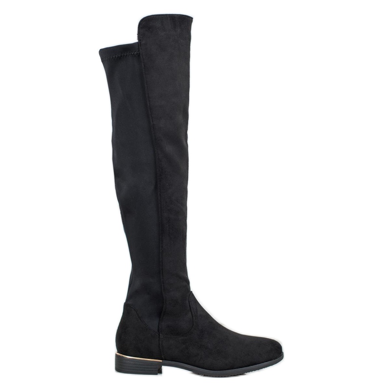 Super Me Mokkanahkaiset reisisaappaat musta