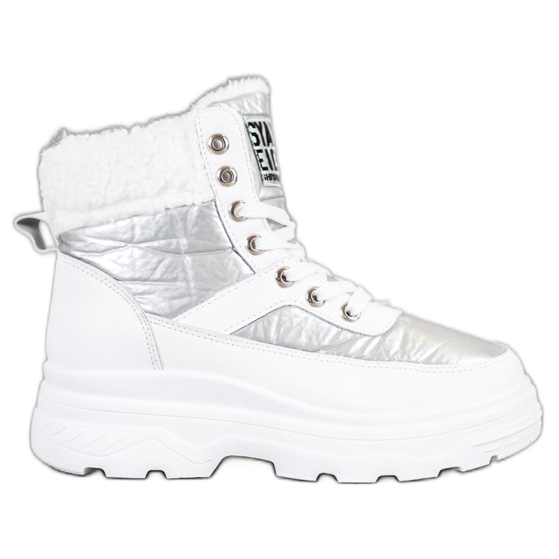 Bella Paris Lenkkarit lampaannahkaa valkoinen