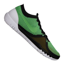 Nike Free Trainer 3.0 V4 M 749361-033 -harjoituskengät musta vihreä