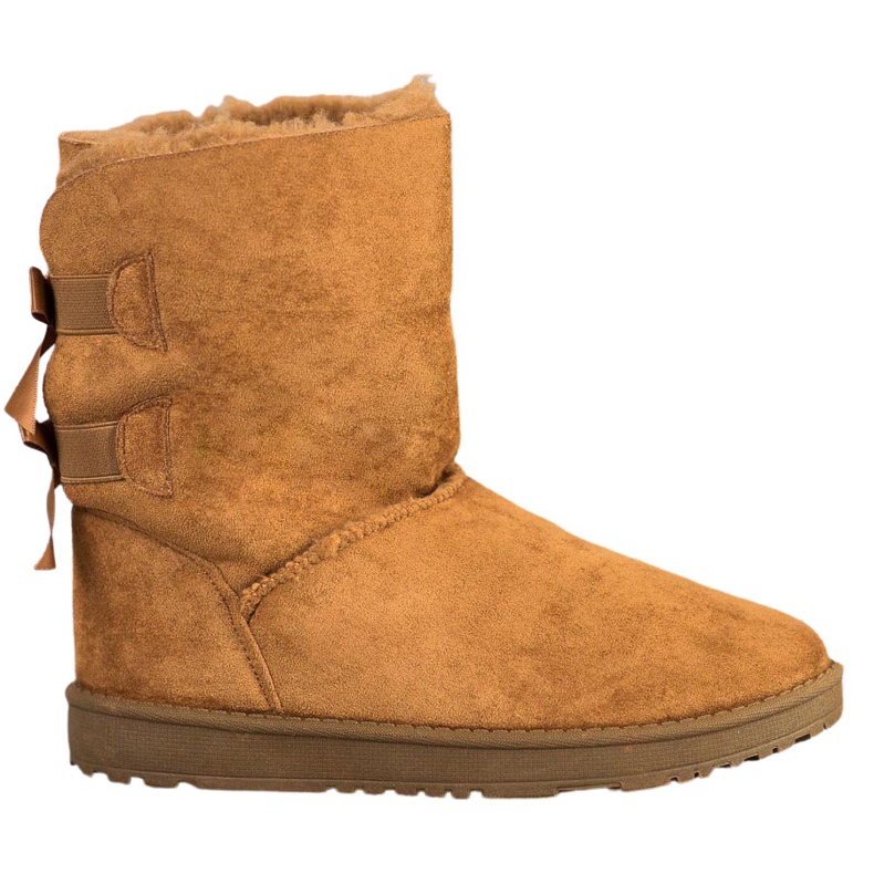 Haver Lämpimät lumisaappaat jousilla ruskea