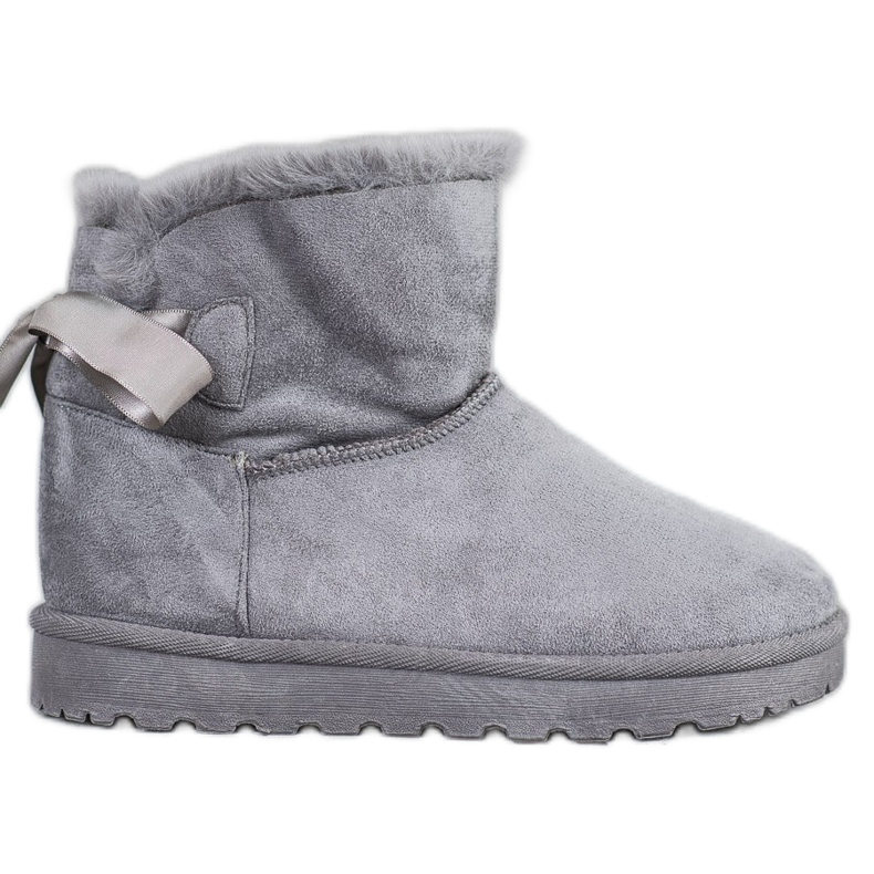 SHELOVET Lämmin Mukluki jousella harmaa