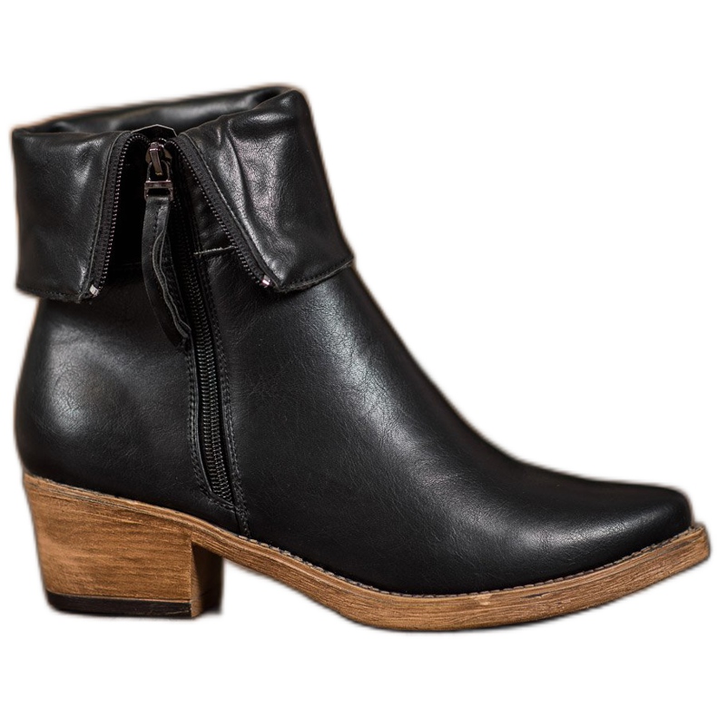 Kylie Cowboy -saappaat, joissa päällinen musta