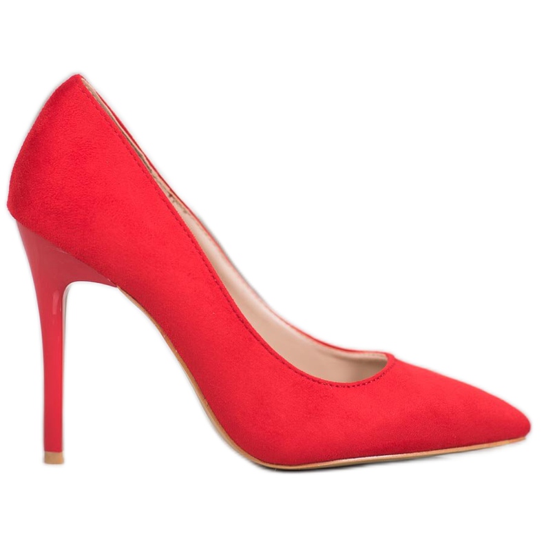 R'S Mokkanahkaiset korkokengät punainen