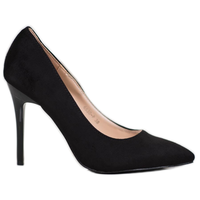 R'S Mokkanahkaiset korkokengät musta