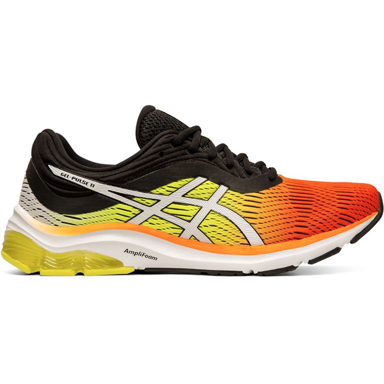 Asics Gel Pulse 11 M 1011A550 800 juoksukengät musta oranssi monivärinen