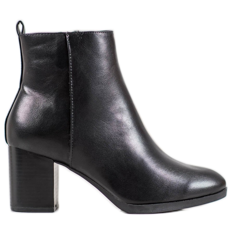 Weide Mukavat saappaat pylväässä musta