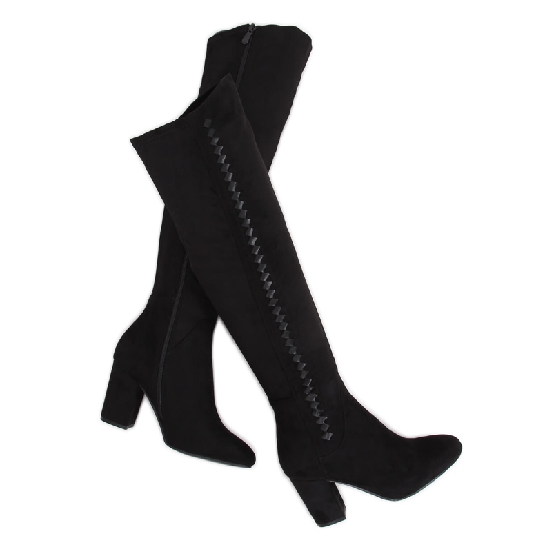 Mustat korkokengät 7539-GG Musta