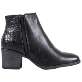 Super Me Lämpimät Snake Print -kengät musta