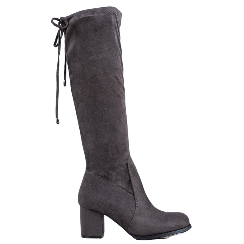 J. Star Klassiset mokkanahkakengät harmaa