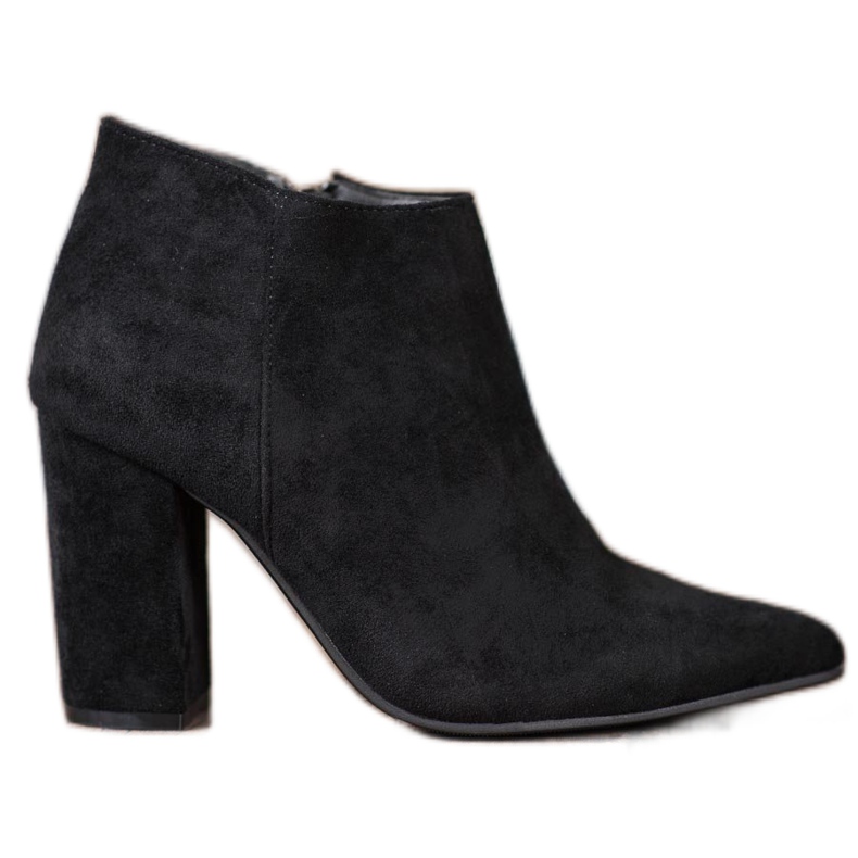 Marquiz Seksikkäät saappaat vetoketjulla musta