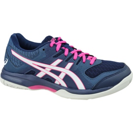 Asics Gel-Rocket 9 W 1072A034-401 lentopallokengät tummansininen sininen