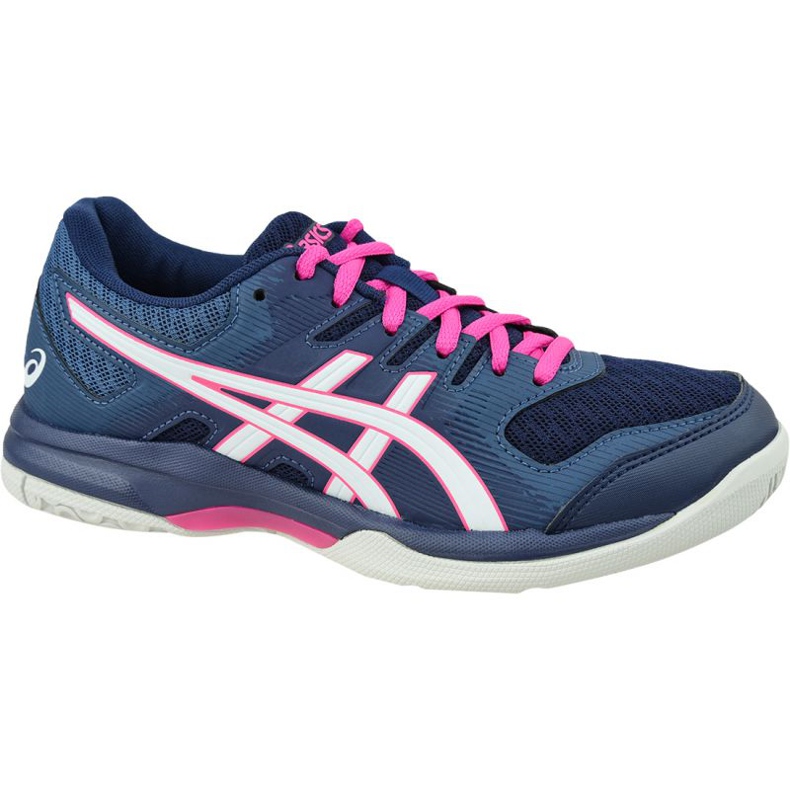 Asics Gel-Rocket 9 W 1072A034-401 lentopallokengät laivastonsininen sininen