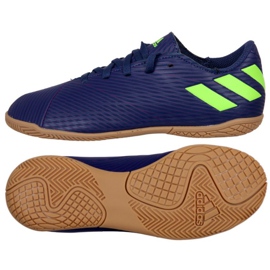 Adidas Nemeziz Messi 19.4 Jr EF1817 jalkapallokengät monivärinen tummansininen