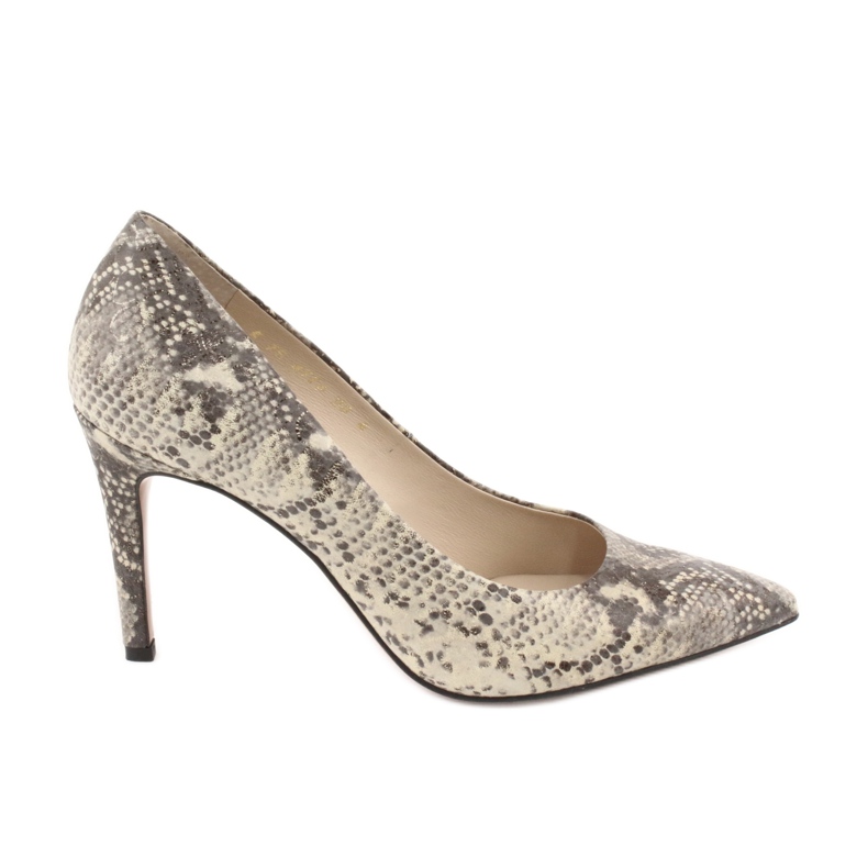 Eläinpumput nastassa Anis 4716 python beige