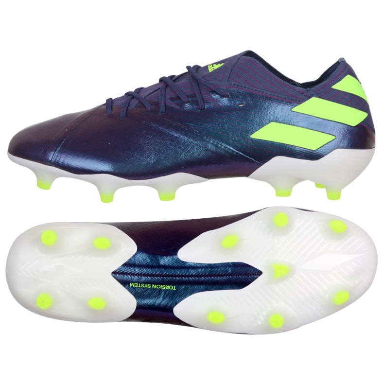 Adidas Nemeziz Messi 19.1 Fg M EG7332 kengät violetti violetti