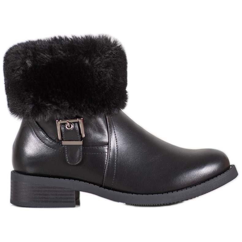 SHELOVET Työntekijät turkiksella musta