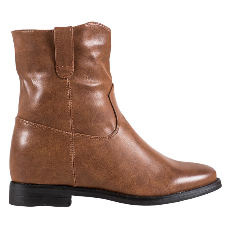 Ideal Shoes Cowboy -saappaat Eco -nahalla ruskea