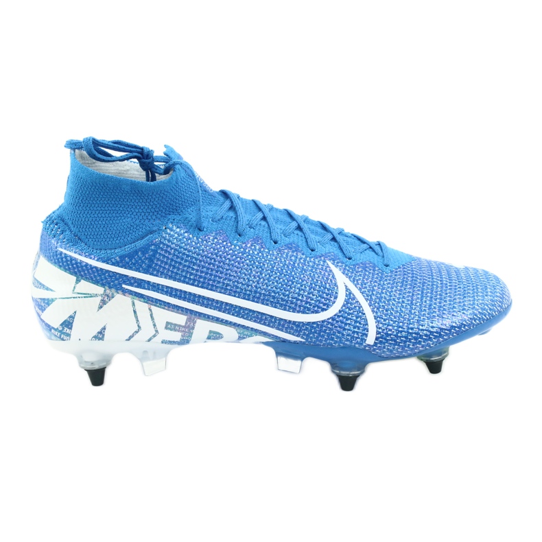 Nike Mercurial Superfly 7 Elite SG-Pro Ac M AT7894-414 jalkapallokengät sininen